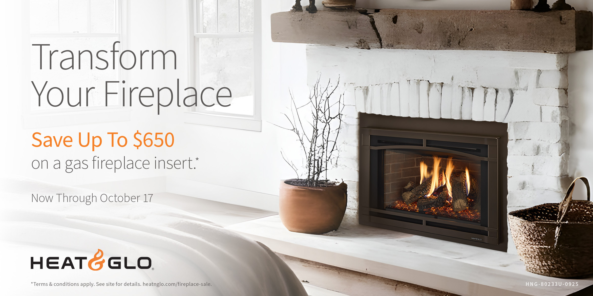 Fall Fireplace Insert Promo Image